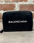 BALENCIAGA SCRIPT ZIP WALLET ‘BLACK’