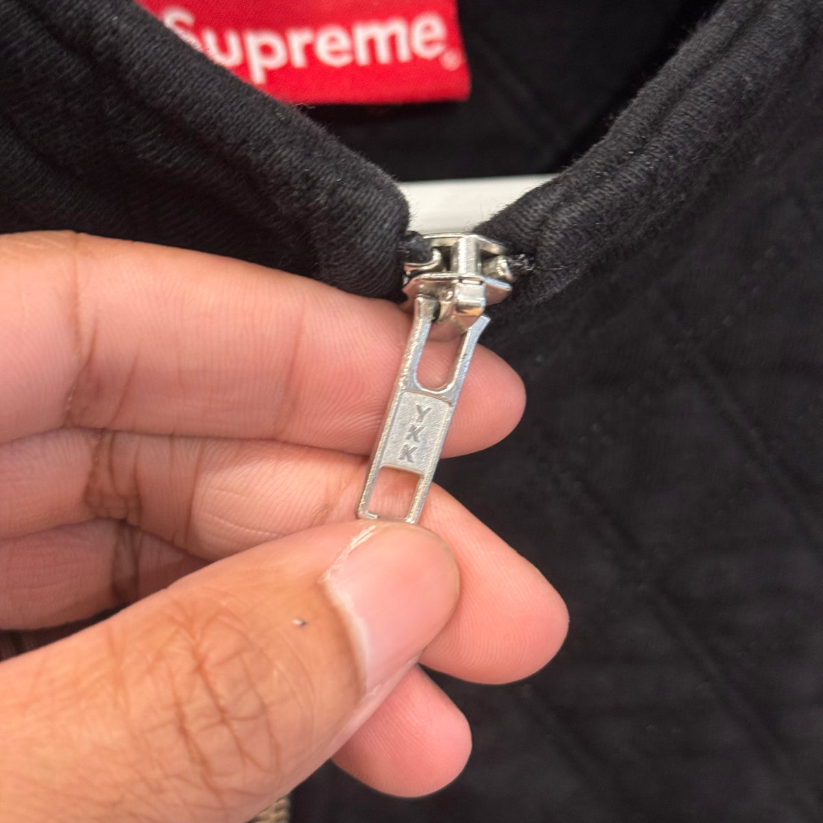 SUPREME SS19 FOREVER QUARTER ZIP ‘BLACK’