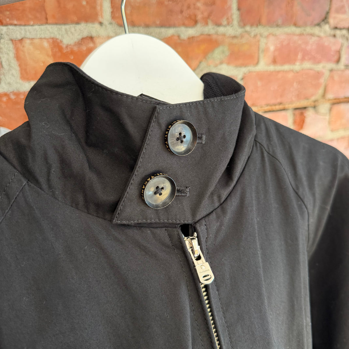 TAKAHIROMIYASHITA THE SOLOIST SS24 DISTRESSED DOG EAR HARRINGTON JACKET ‘BLACK’