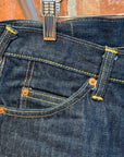 EVISU LOT 2017 FLARED DENIM 'INDIGO/IVORY'