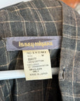 ISSEY MIYAKE HIGH COLLAR FLANNEL PULLOVER ‘MULTI’