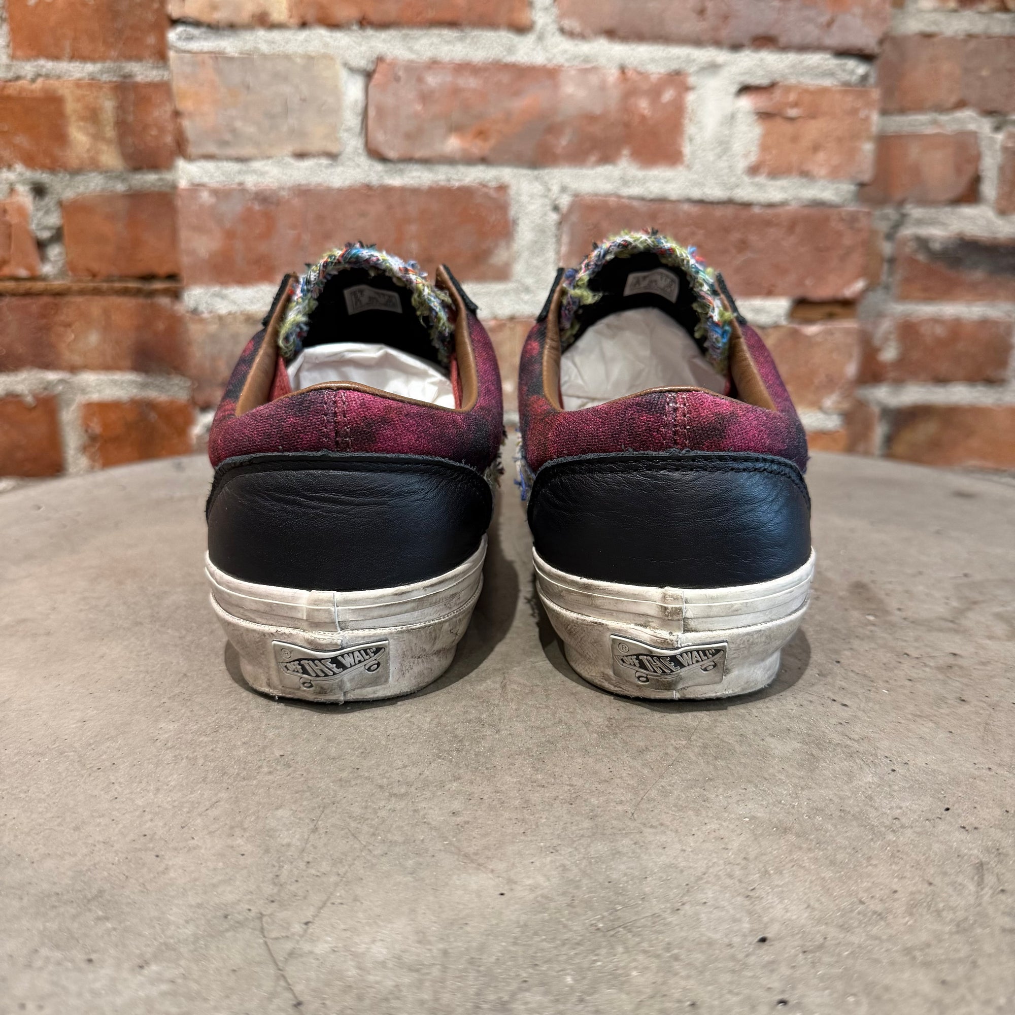 VANS PREMIUM LX 36 SOUVENIR OLDSKOOL SNEAKERS ‘BURGUNDY’