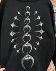 THUG CLUB BONE KNIT CARDIGAN ‘BLACK’