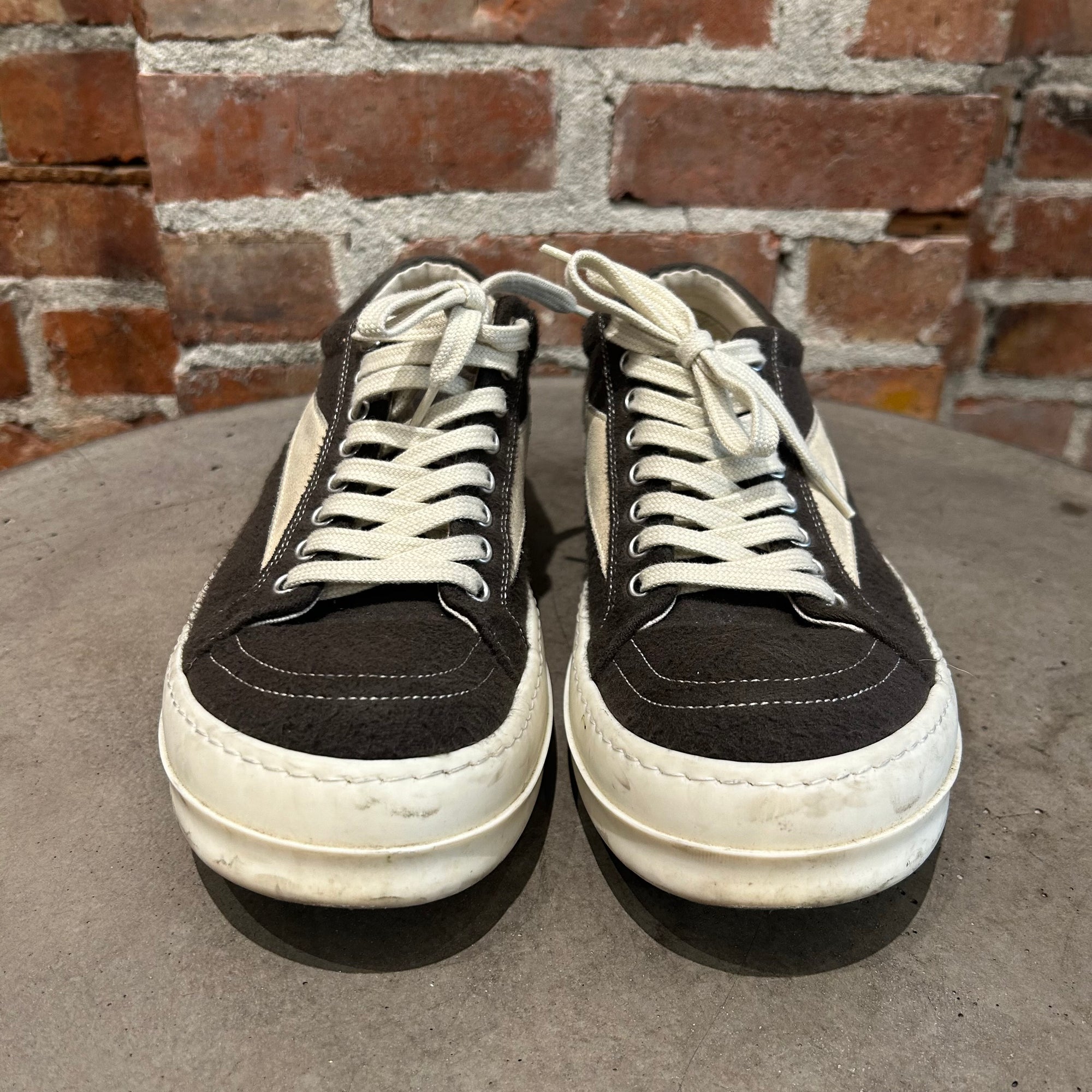 RICK OWENS DRKSHDW VINTAGE SNEAKERS ‘BROWN’