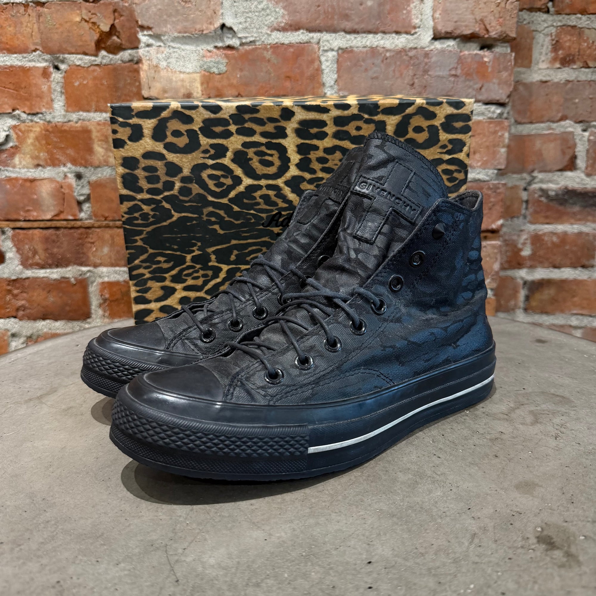 GIVENCHY X CONVERSE RICARDO TISCI STUDDED SNEAKERS ‘BLACK’