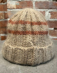 SUPREME FW24 BRUSHED STRIPE BEANIE 'CAMEL’
