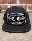 CHROME HEARTS VINTAGE HOLLYWOOD TRUCKER HAT ‘BLACK’