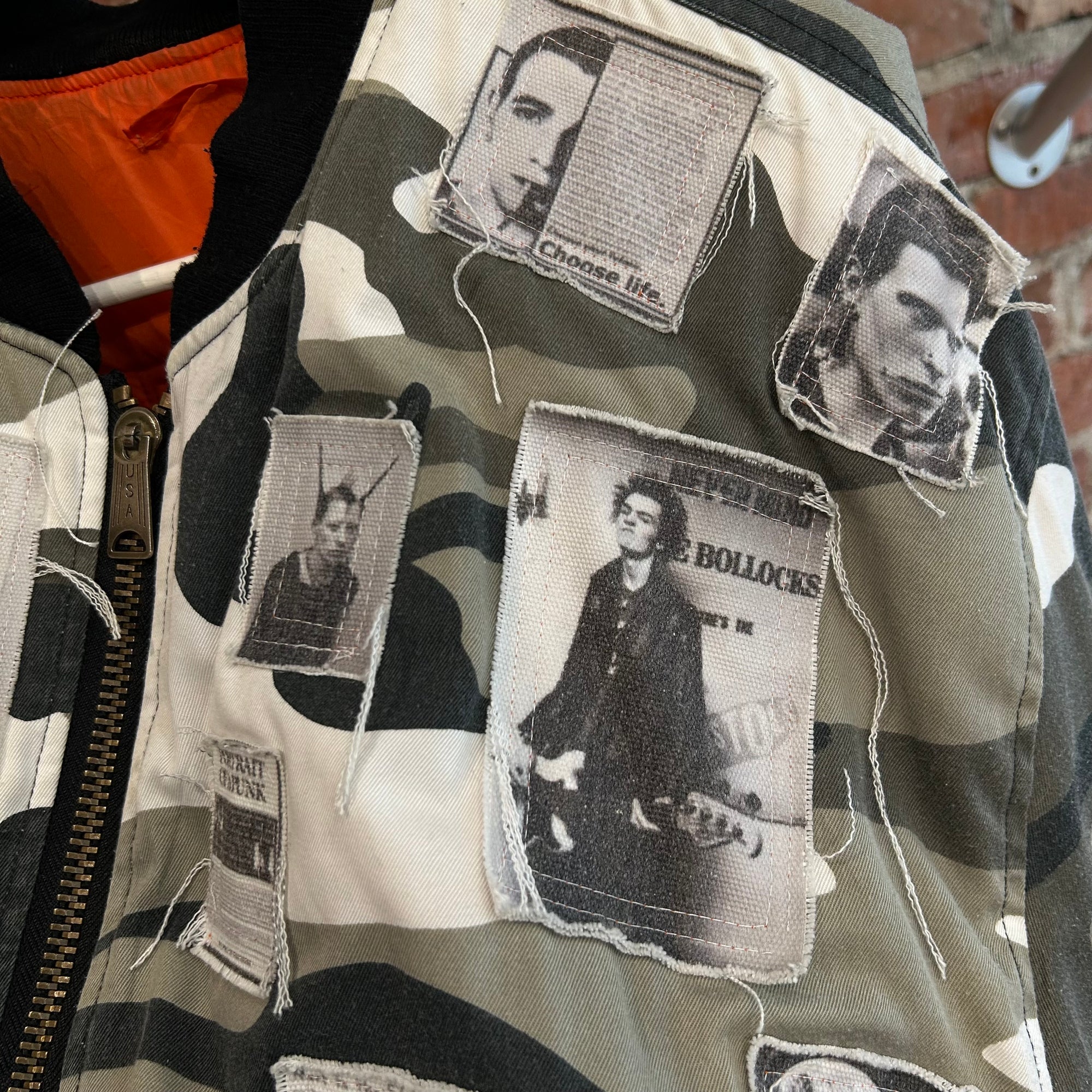 RAF SIMONS BOOTLEG PUNK ICON RIOT BOMBER JACKET ‘SNOW CAMO’