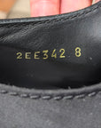 PRADA MONOLITH LEATHER DERBIES ‘BLACK’
