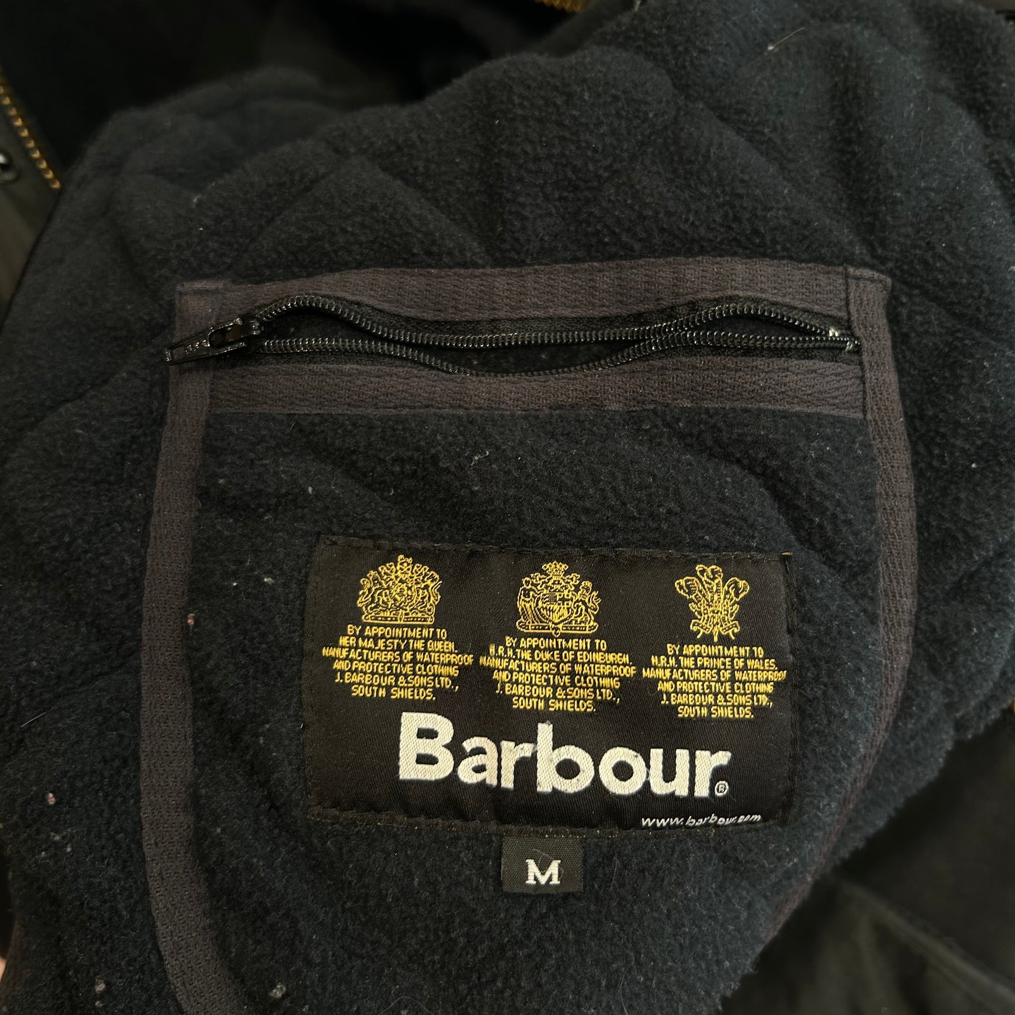 BARBOUR WAXED BEDALE JACKET ‘BLACK’