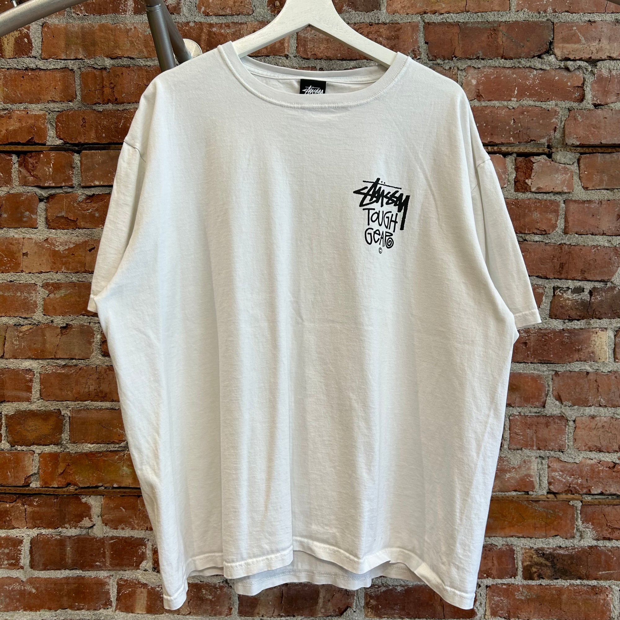 STUSSY TOUGH GEAR TEE ‘WHITE’