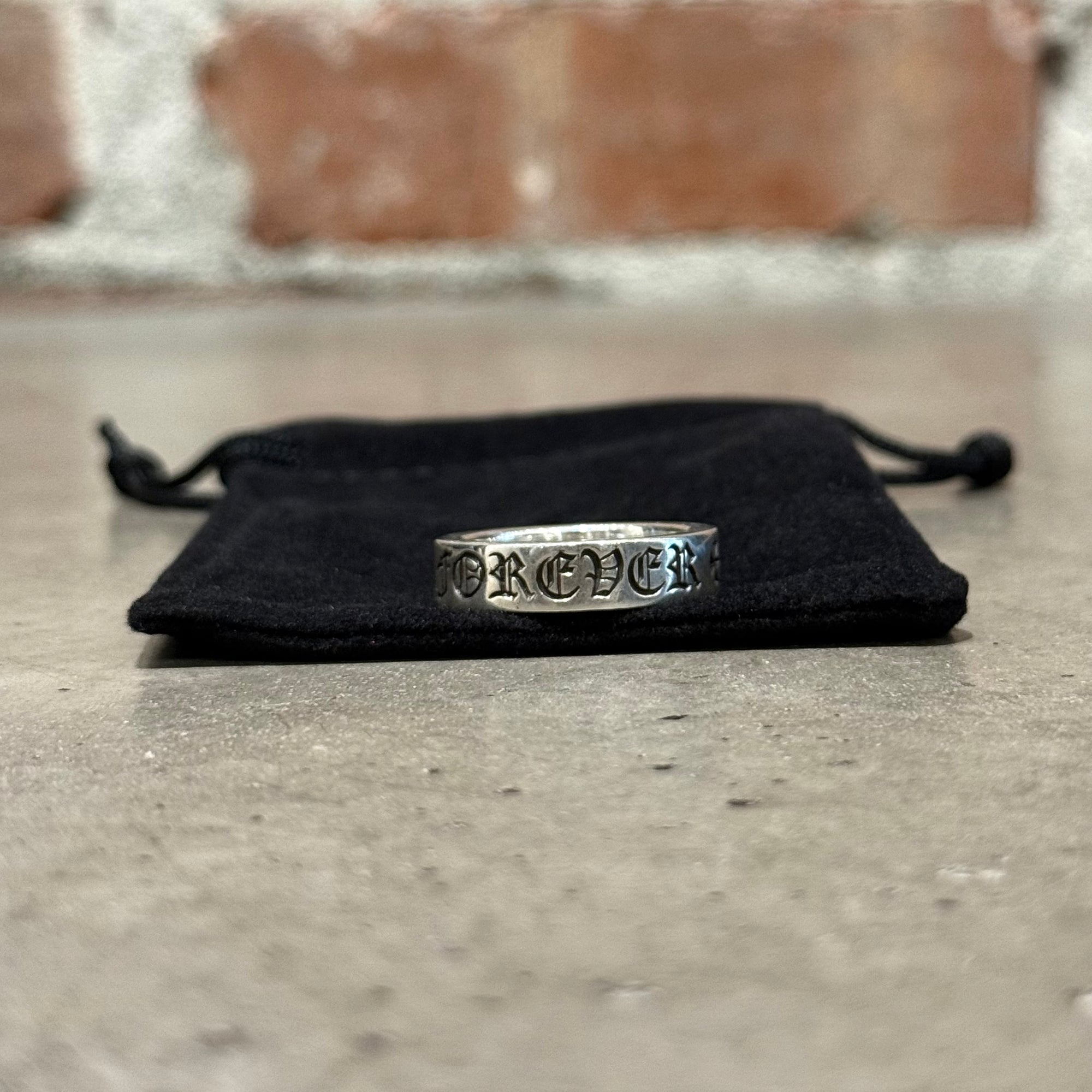 CHROME HEARTS FOREVER 6MM SPACER RING ‘SILVER’