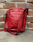BALENCIAGA SMALL CROSSBODY CITY BAG ‘RED’