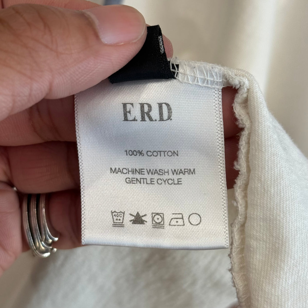 ENFANT RICHES DEPRIMES SS25 PROPER HOMEMAKING LONG SLEEVE ‘WHITE’