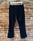 NEEDLES PLEATED FLARE TRACK PANTS ‘BLACK’