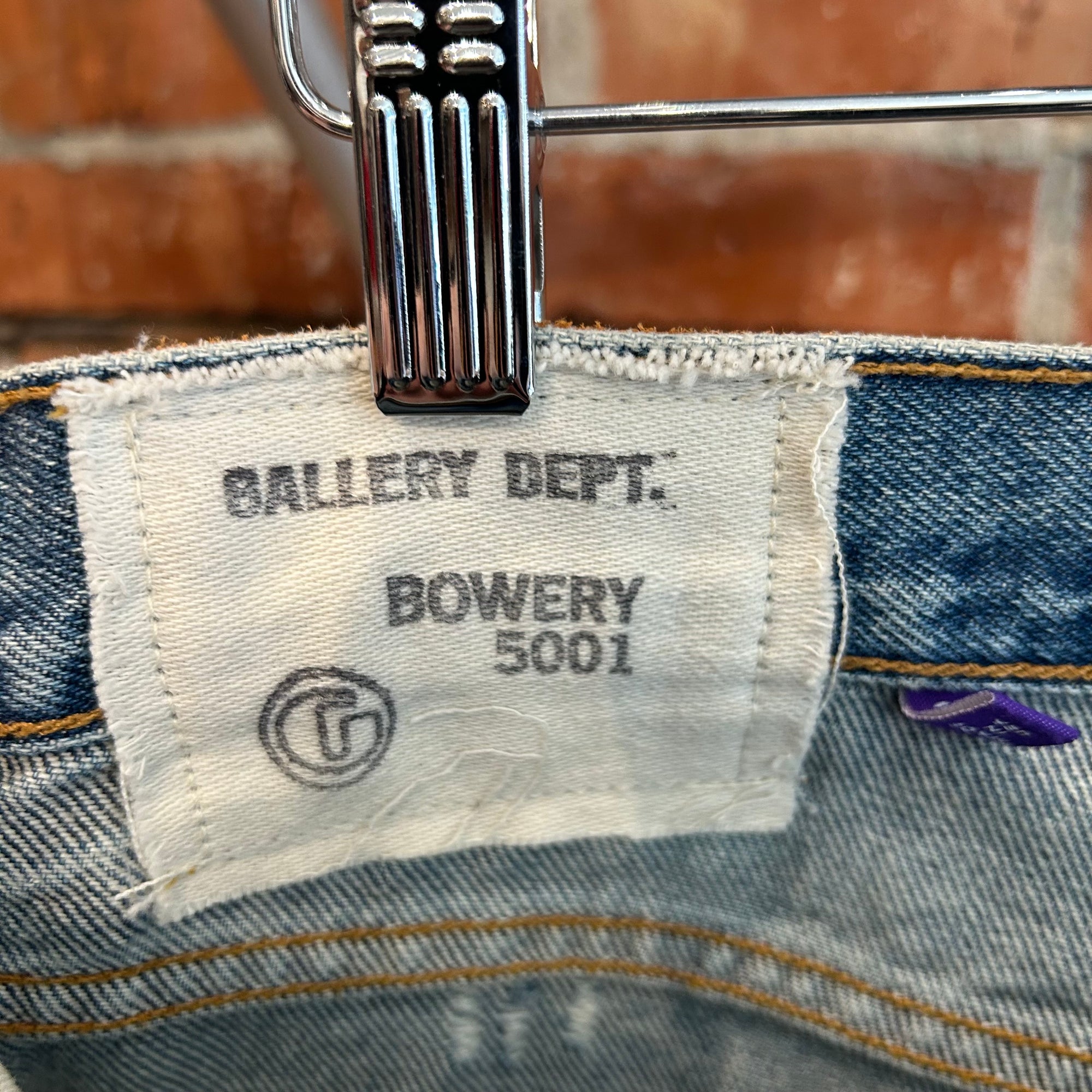 GALLERY DEPT. BOWERY 5001 DISTRESSED DENIM ‘VINTAGE BLUE’