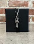 CHROME HEARTS DOUBLE DAGGER NECKLACE ‘SILVER’