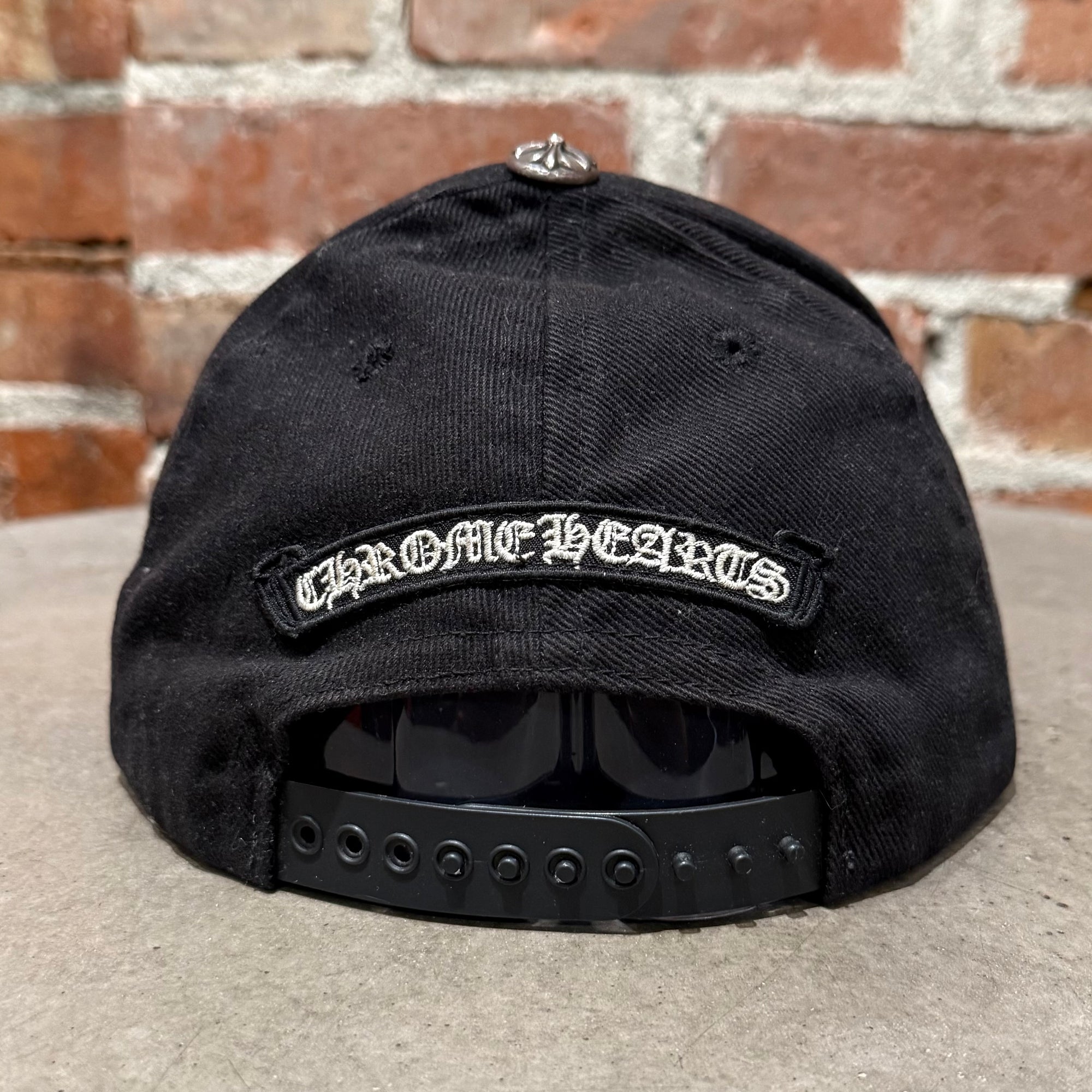 CHROME HEARTS HORSESHOE DENIM HAT ‘BLACK’