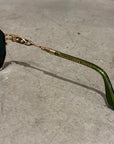 CHROME HEARTS RIPPING AVIATOR SUNGLASSES ‘GOLD’