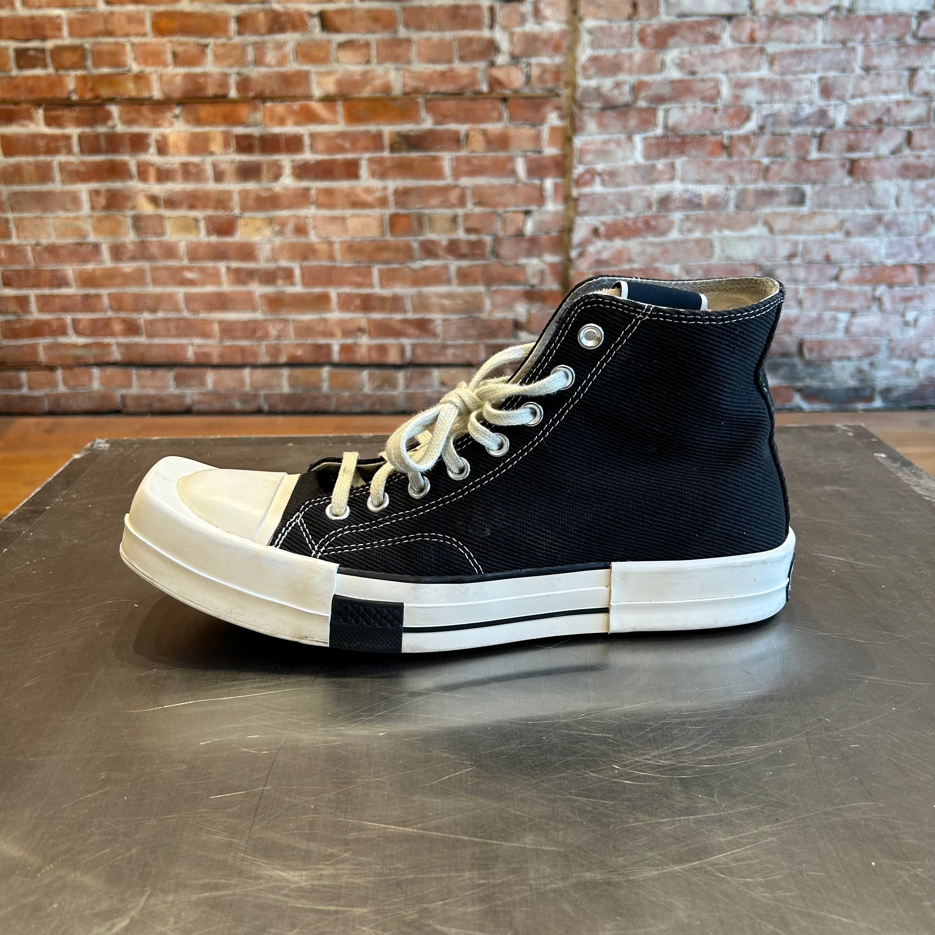 rick owens converse ブラックエナメル Rick Owens X DRKSHDW DRKSTAR Chuck 70 High 'Black' - Converse