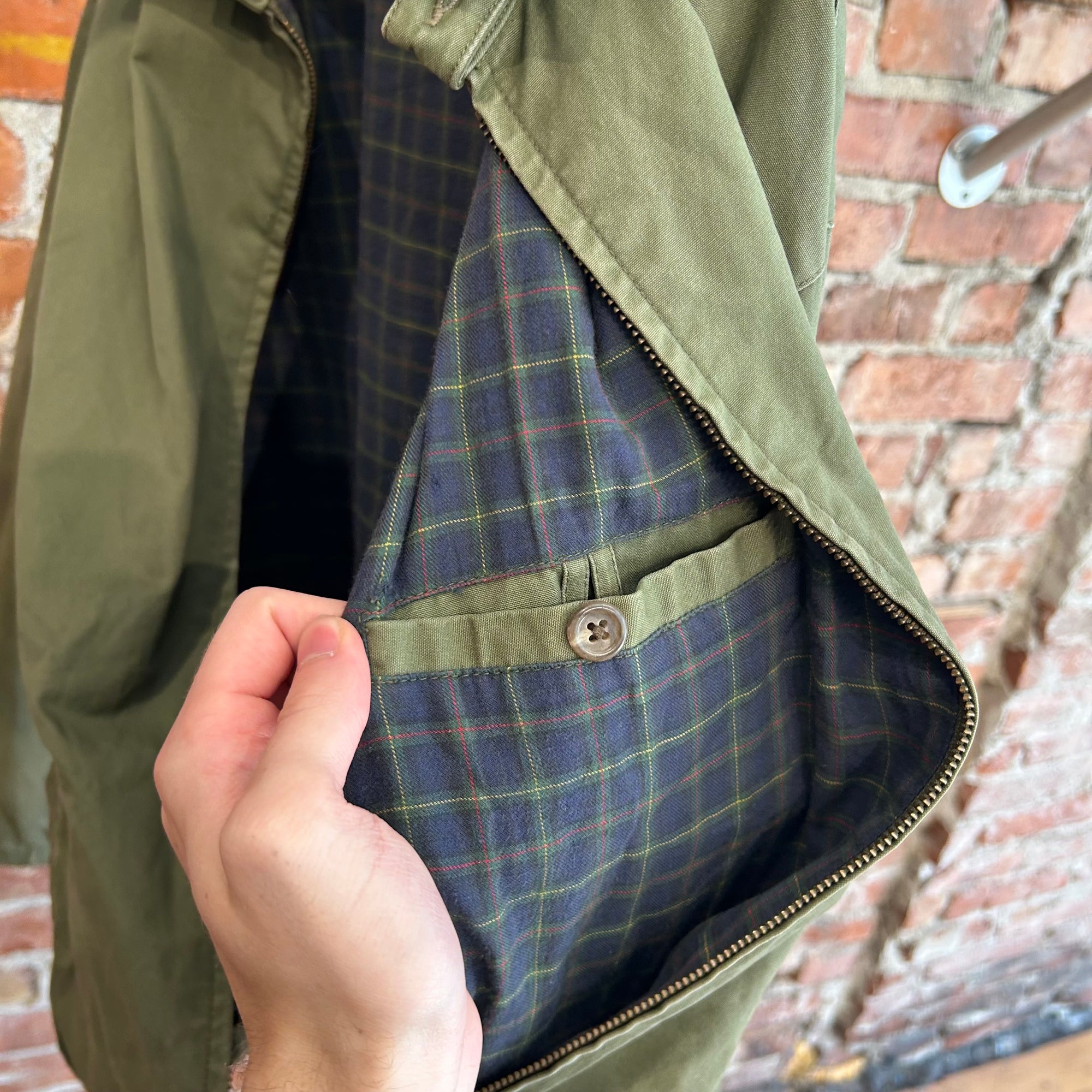 POLO RALPH LAUREN 90S VINTAGE HARRINGTON JACKET ‘OLIVE’