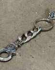 DEAL DESIGN KG CLIP DAGGER KEYCHAIN ‘SILVER’