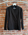 YOHJI YAMAMOTO SS23 COTTON TYPEWRITER JACKET ‘BLACK’