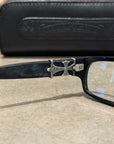 CHROME HEARTS BELOW ME CEMETERY GLASSES ‘BLACK/SILVER’