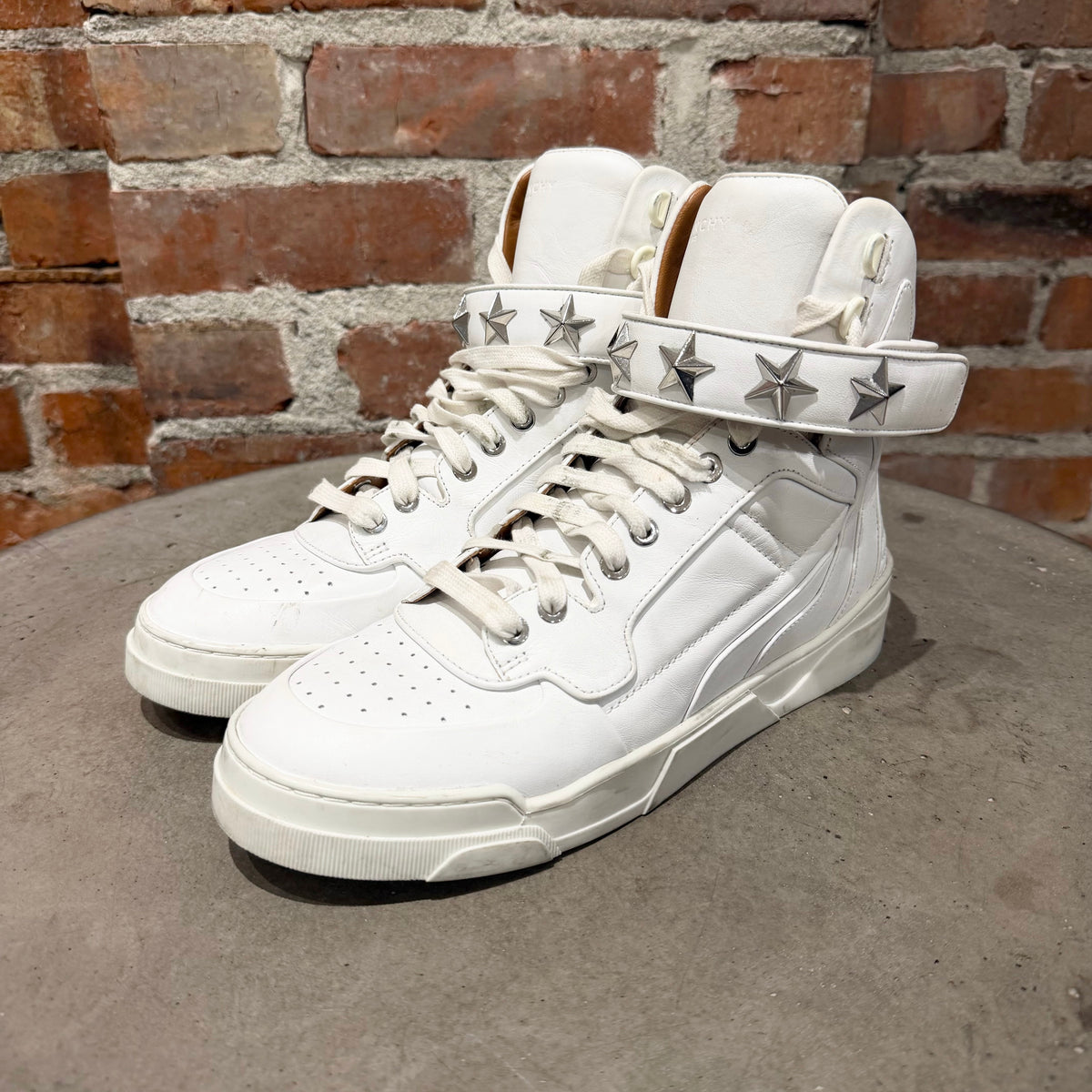 GIVENCHY TISCI ERA TYSON STAR HIGH SNEAKERS ‘WHITE’