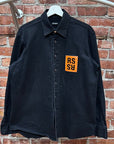 RAF SIMONS RS LOGO PATCH DENIM JACKET ‘BLACK’