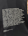 RICK OWENS DRKSDHW CROPPED SAMPLE POEM HOODIE ‘BLACK’