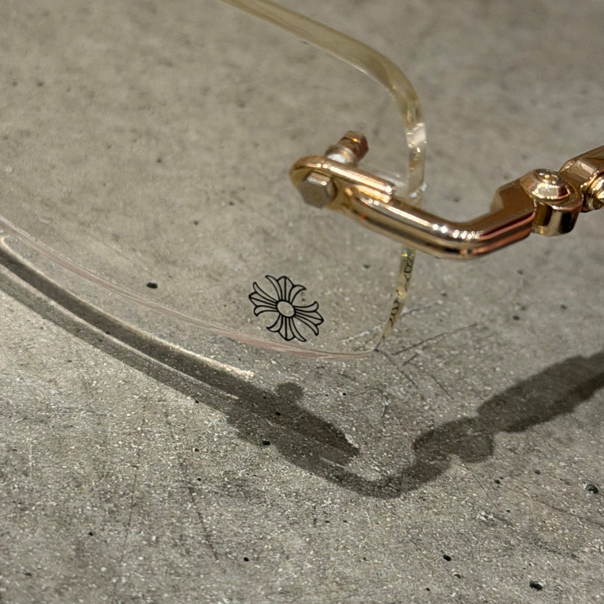 CHROME HEARTS SOFFFFFFFFERS II GLASSES ‘GOLD’