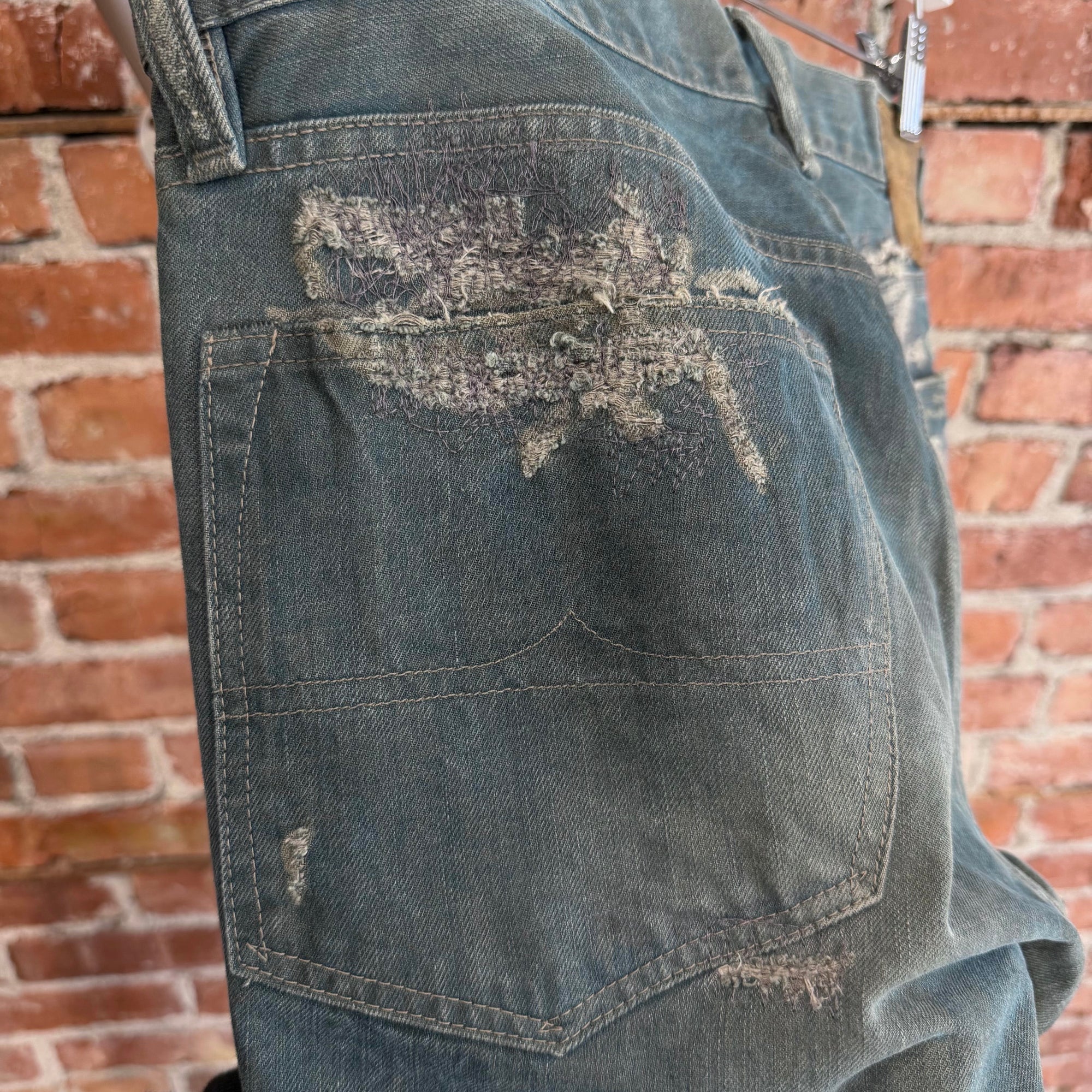 POLO RALPH LAUREN DENIM &amp; SUPPLY BORO REPAIR DENIM ‘MUD WASH’