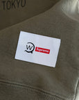 SUPREME FW21 WTAPS UPARMORED LOGO CREWNECK ‘OLIVE’