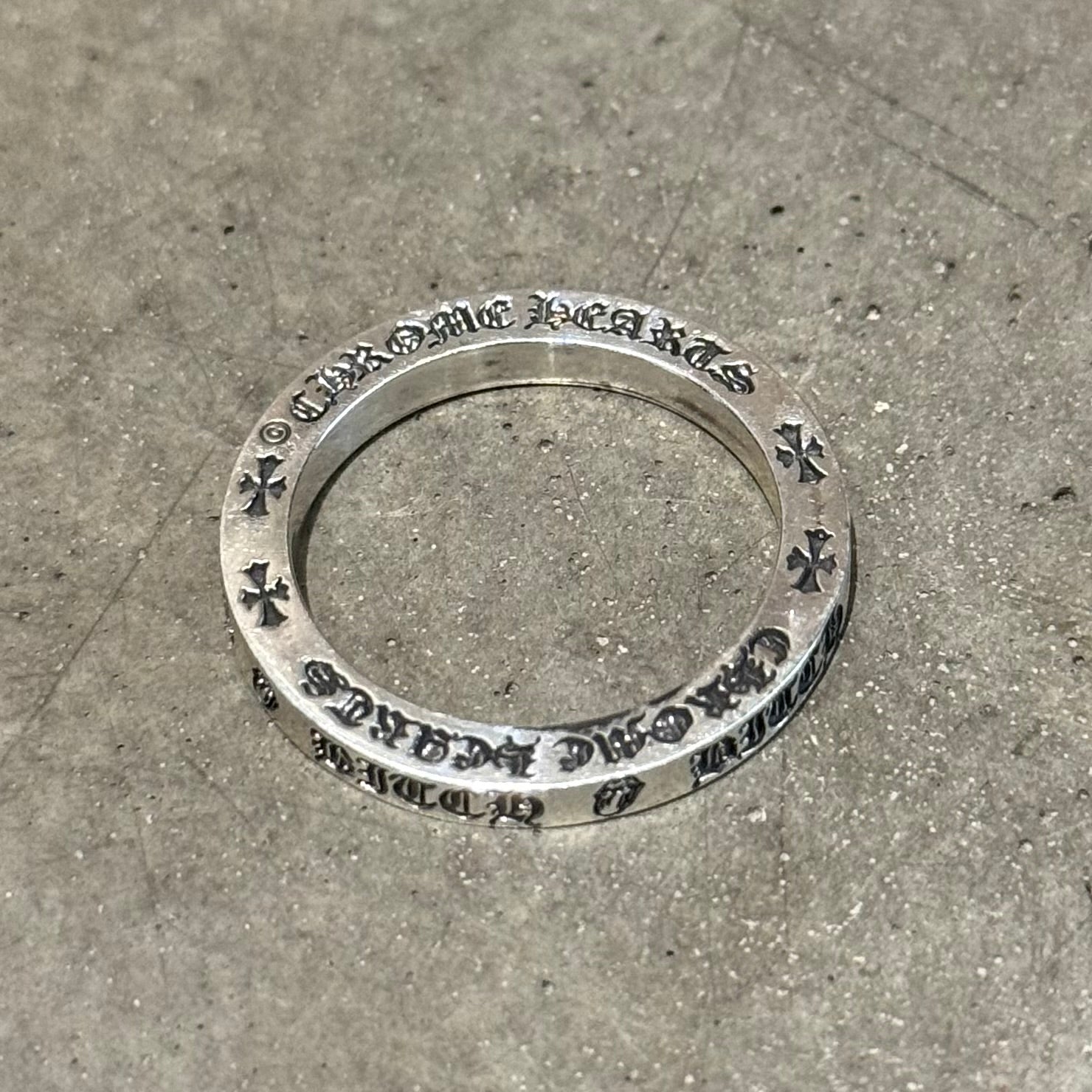 CHROME HEARTS 3MM B*TCH ROLLING STONES SPACER ‘SILVER’