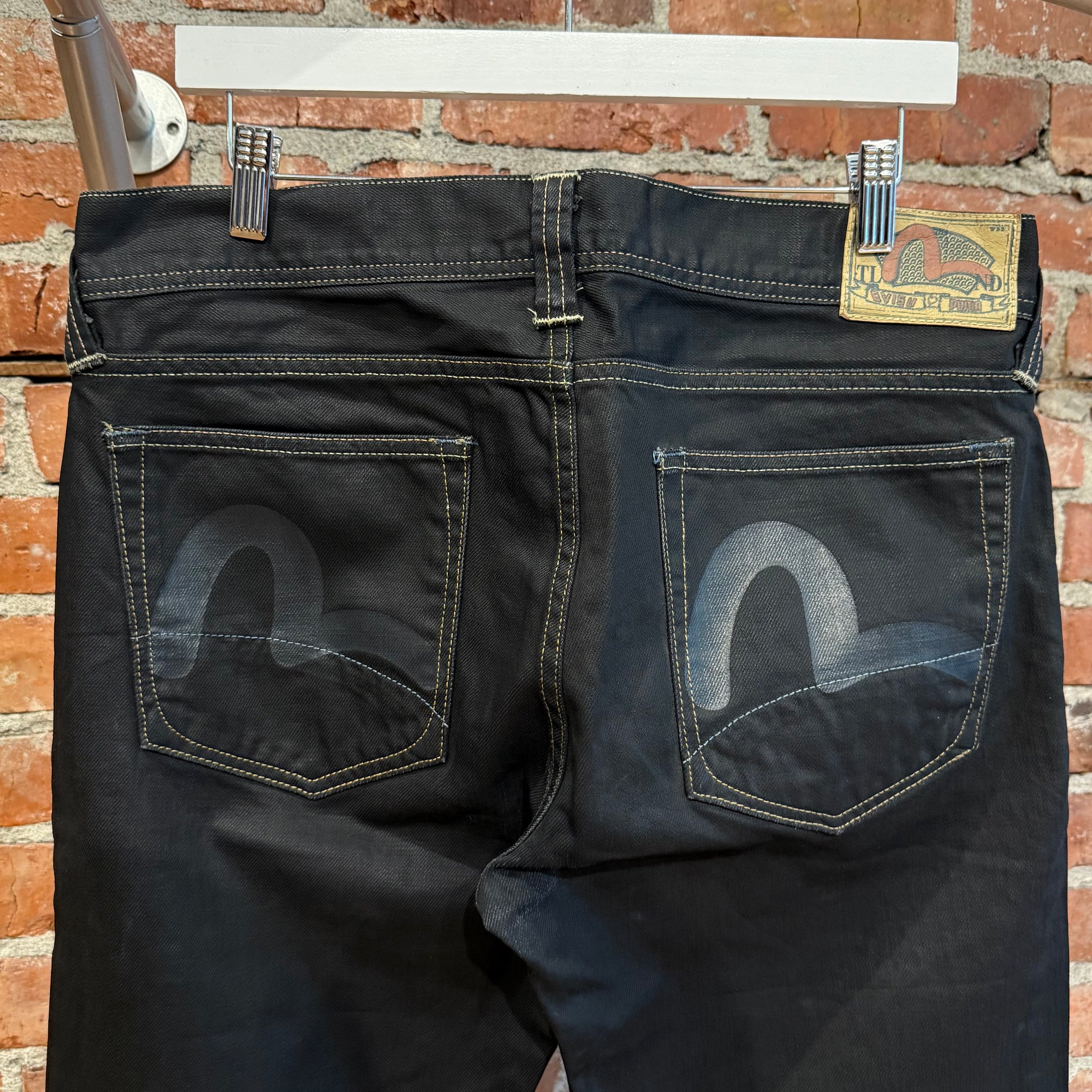 EVISU X PUMA BOOTCUT DENIM 'BLACK/BLACK