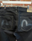 EVISU X PUMA BOOTCUT DENIM 'BLACK/BLACK