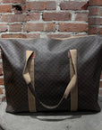 CELINE ZIP TOP DUFFLE TOTE BAG ‘BROWN’