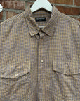 BALENCIAGA SS20 OVERSIZED CHECK FLANNEL SHIRT ‘MULTI’