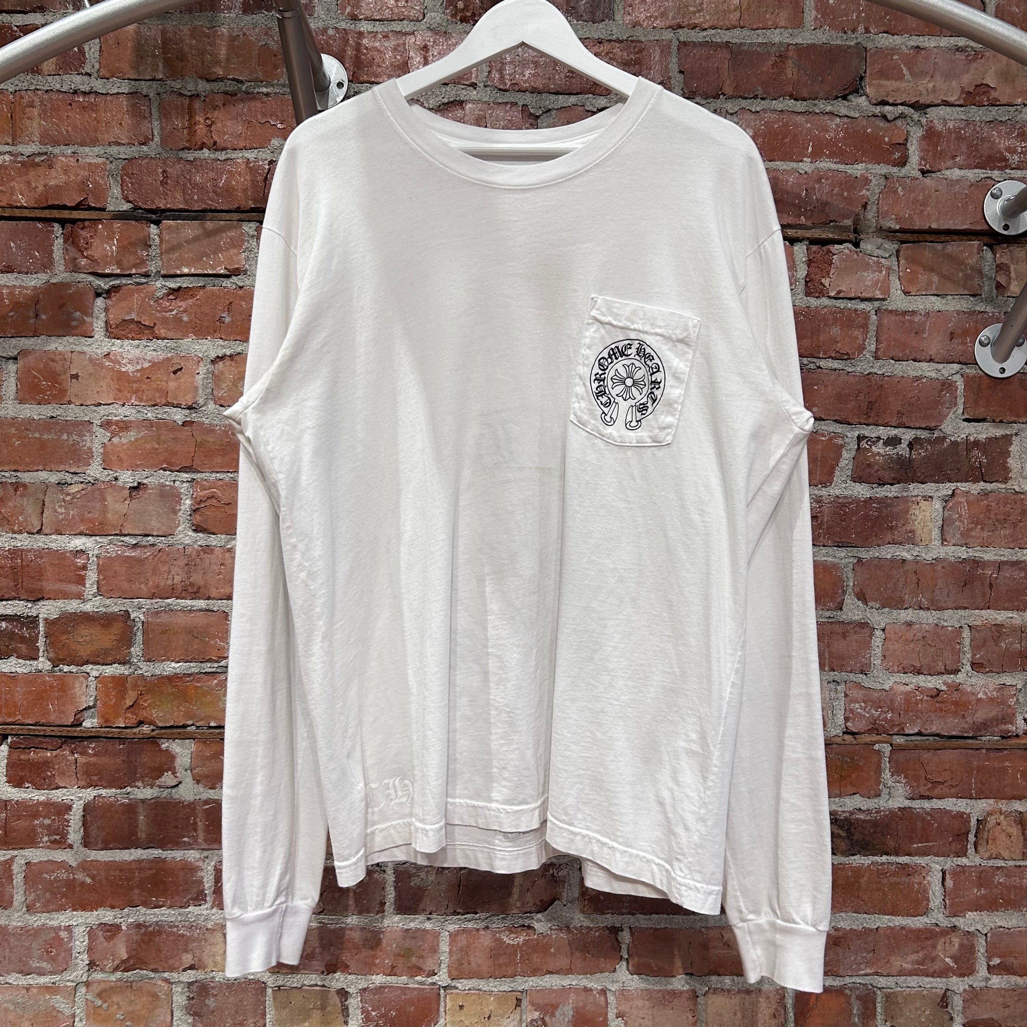 CHROME HEARTS LAS VEGAS EXCLUSIVE FLORAL LONG SLEEVE ‘WHITE’