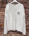 CHROME HEARTS LAS VEGAS EXCLUSIVE FLORAL LONG SLEEVE ‘WHITE’