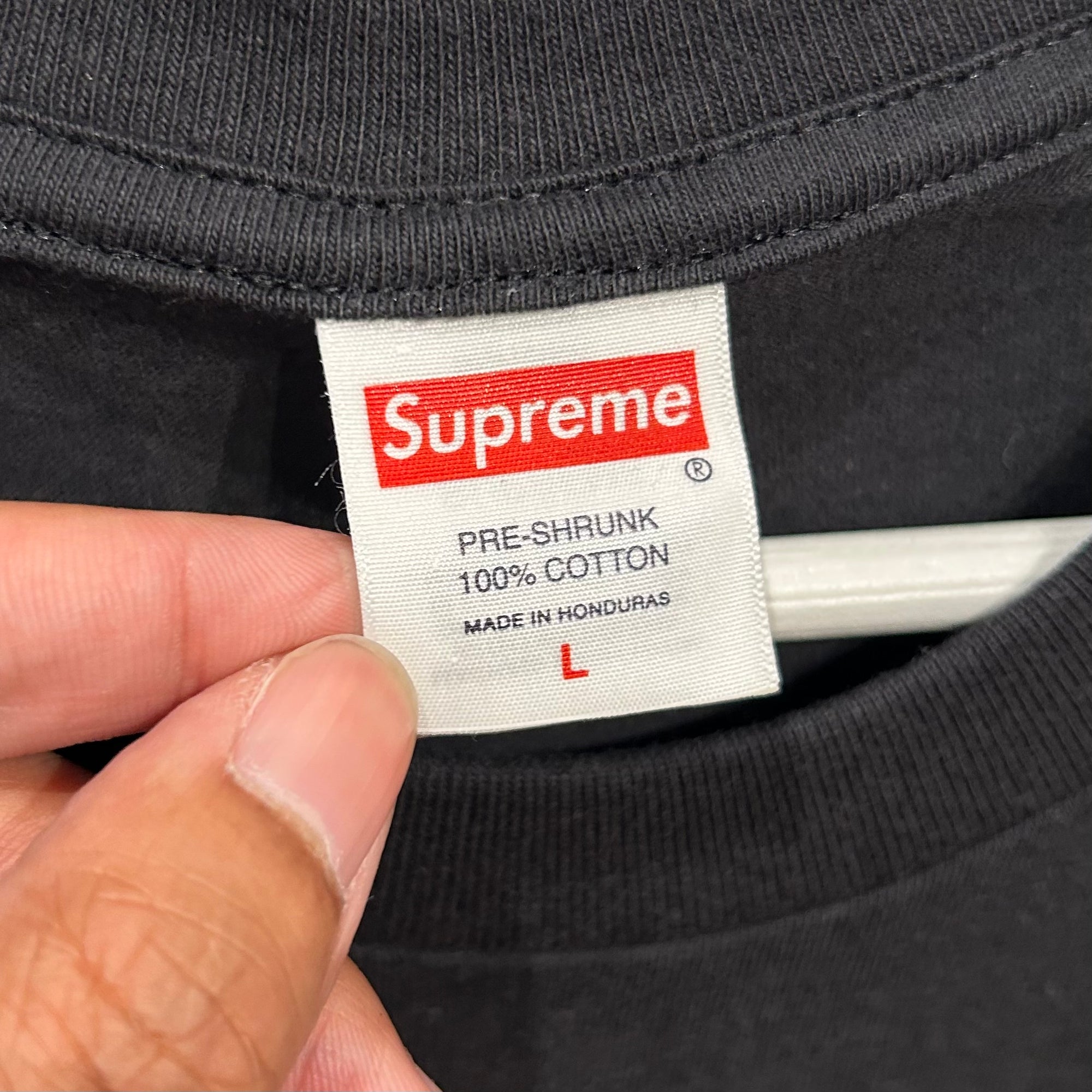 SUPREME SS26 SALEM TEE ‘BLACK’