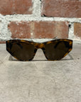 BALENCIAGA TORTOISE SHELL SUNGLASSES ‘BROWN’