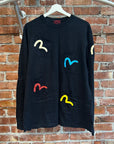 EVISU MULTIPOCKET LONGSLEEVE SHIRT 'BLACK'