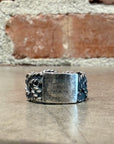JAM HOMEMADE NUMBER (N)INE WOVEN CHAIN RING ‘SILVER’