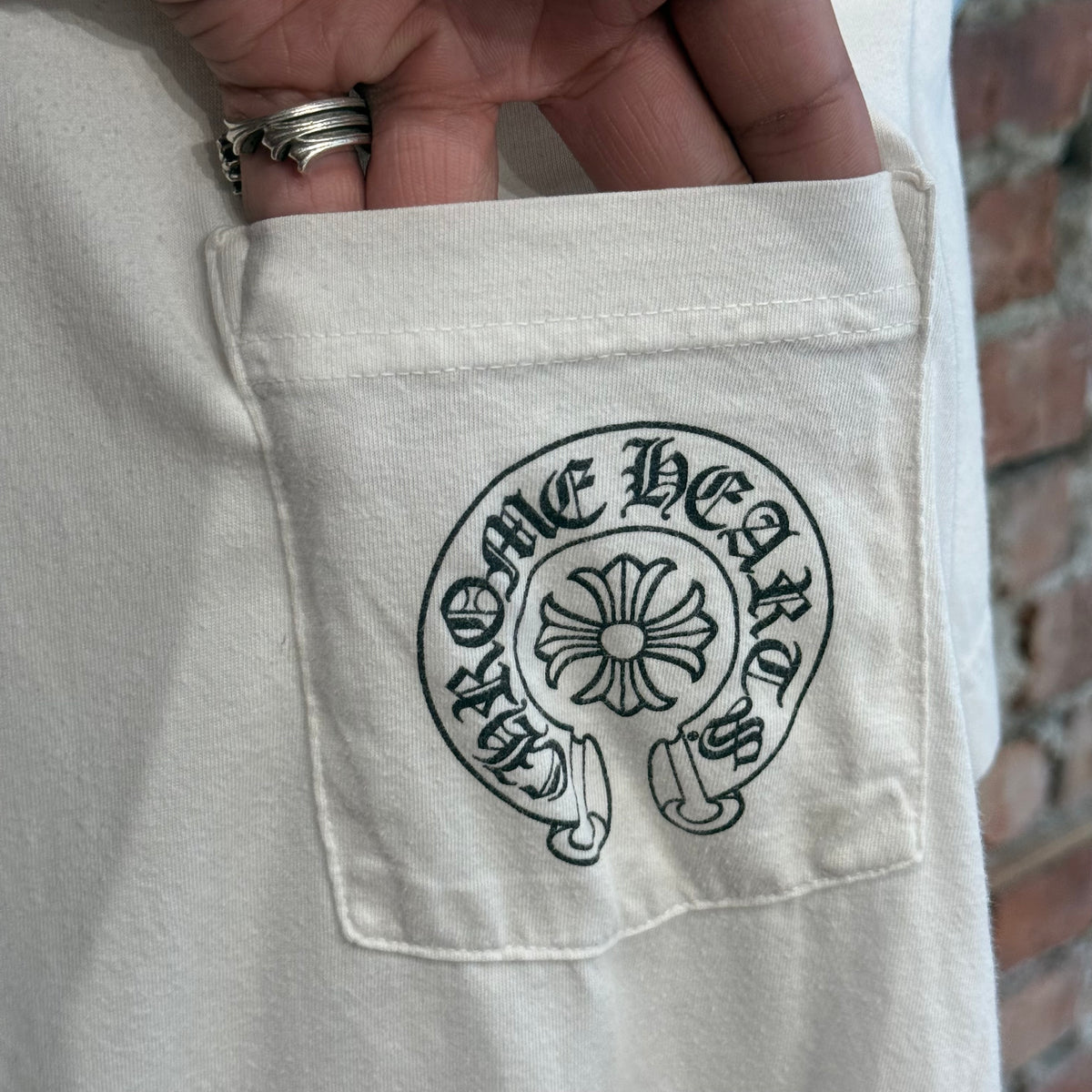 CHROME HEARTS MIAMI EXCLUSIVE HORSESHOE TEE ‘WHITE’