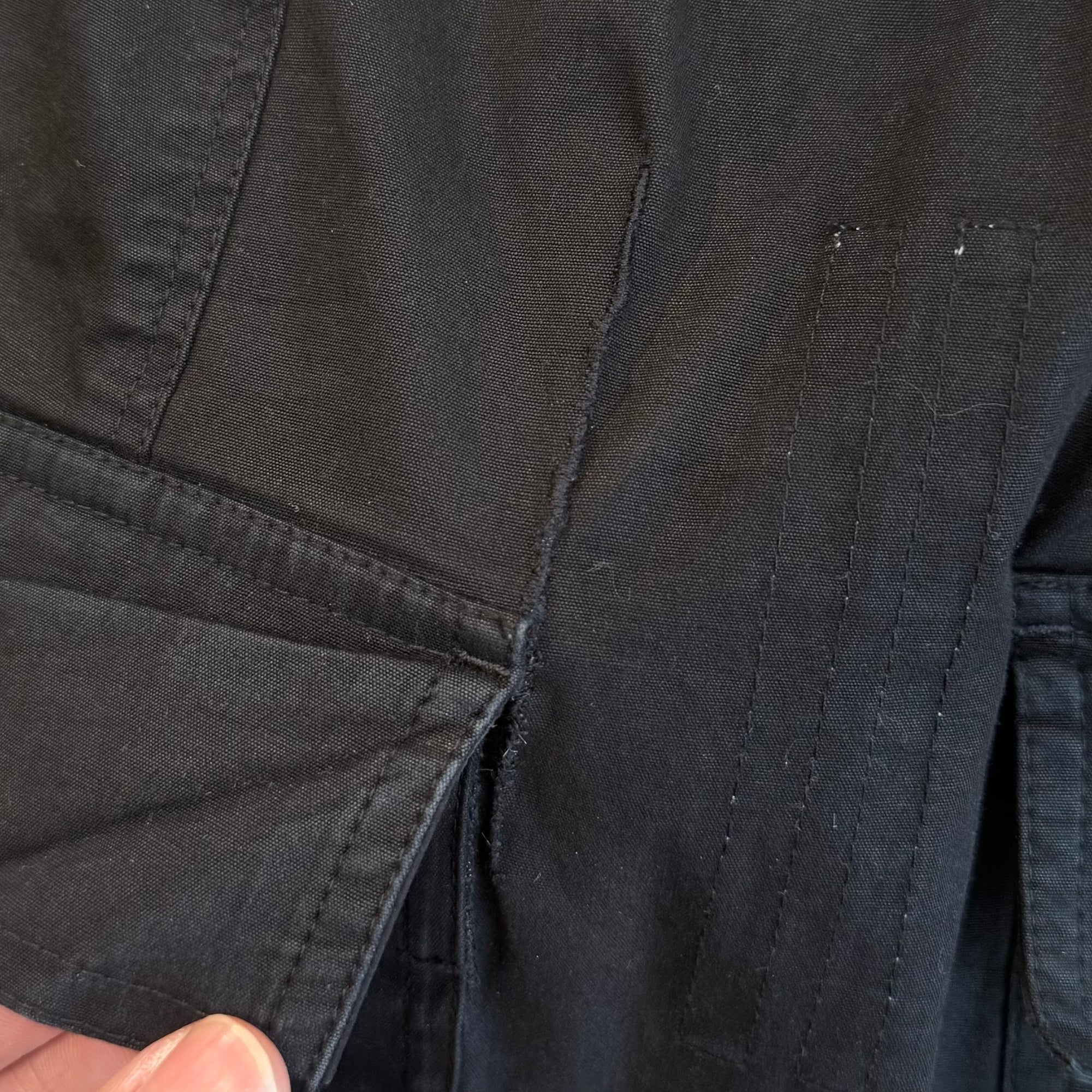RICK OWENS FW18 SISYPHUS POD CARGO SHORTS ‘BLACK’