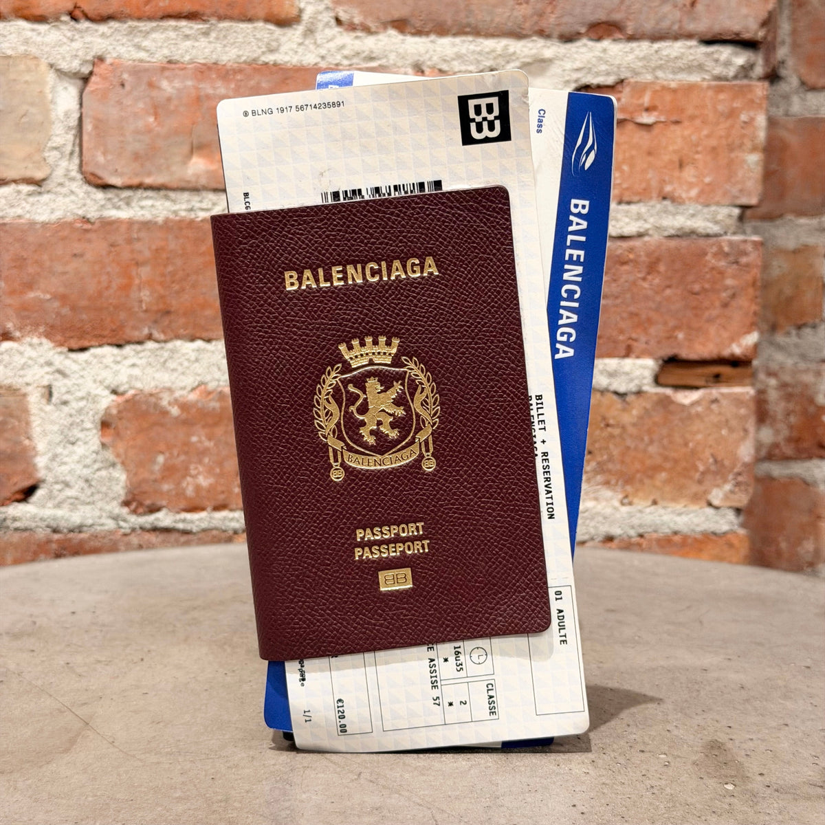 BALENCIAGA SS24 PASSPORT WALLET ‘MULTI’