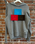 ACNE STUDIOS MELANGE FACE PATCH HOODIE ‘GREY’