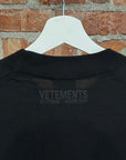 VETEMENTS AW21 LOGO KNIT SWEATER ‘BLACK’